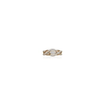 Infinity Knot Pave Natural Diamond Women Ring LNLR0629 | IGI CERTIFIED