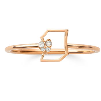 Sculpted Form Natural Diamond Women Ring LNLR1237 | IGI CERTIFIED