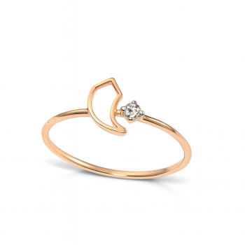 Fan Accent Real Diamond Women Ring LNLR1262 | IGI CERTIFIED