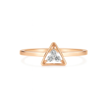 Trio Peak Natural Diamond Women Ring LNLR1286 | IGI CERTIFIED