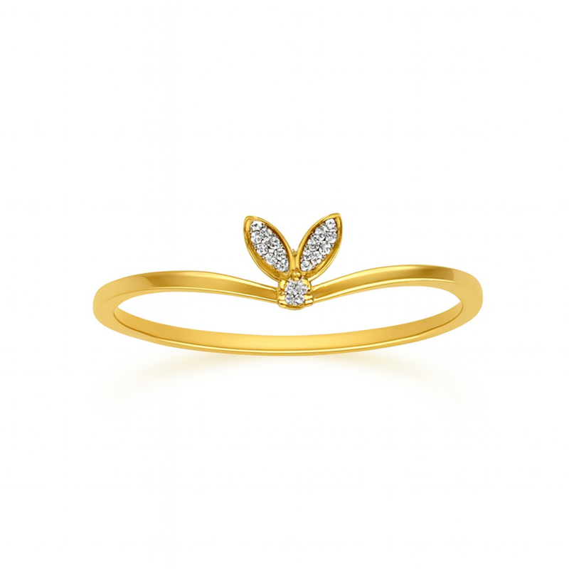 Bunny Ear Real Diamond Women Ring LNLR1296 | IGI CERTIFIED