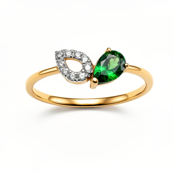Open Duo Real Diamond Women Ring LNLR1508 | IGI CERTIFIED