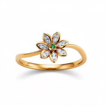 Marquise Bloom Real Diamond Women Ring LNLR1524 | IGI CERTIFIED